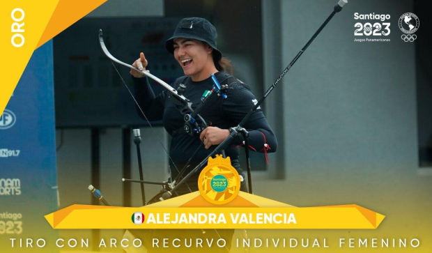 Alejandra Valencia gana oro en los Panamericanos Santiago 2023