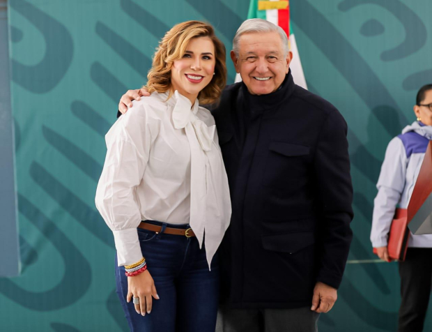 Reitera Andrés Manuel López Obrador respaldo total a la gobernadora Marina del Pilar para impulsar a Baja California