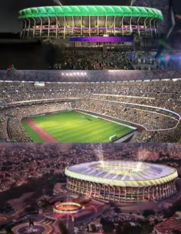 Así se vería el Estadio Azteca en la Copa del Mundo 2026
