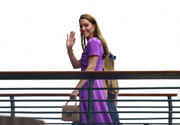 Así apareció Kate Middleton en Wimbledon.