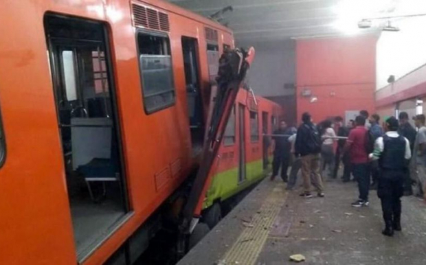 El choque de trenes en Metro Tacubaya provocó la muerte de una persona