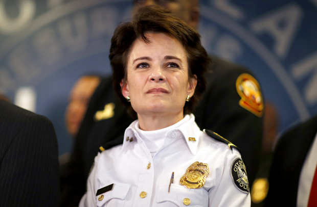 Erika Shields, exjefa del Departamento de Policía de Atlanta.