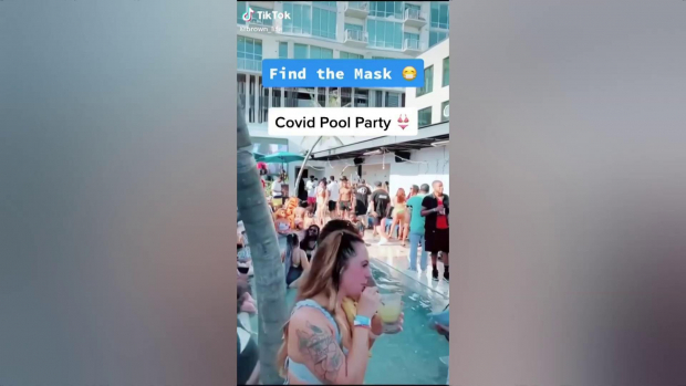 Covid Pool Party