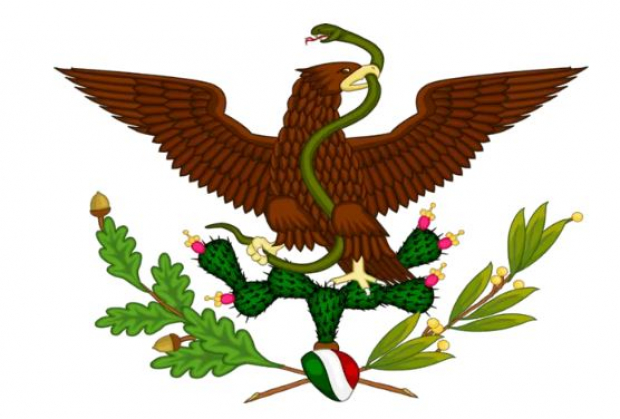 Águila de la bandera en el periodo 1846-1864