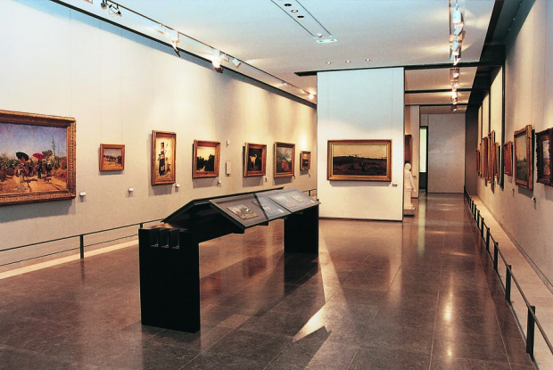 Vista interior de la Colección del Museo del Chiado