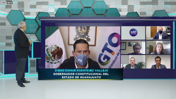 Participación del gobernador de Guanajuato, Diego Sinhue Rodríguez Vallejo