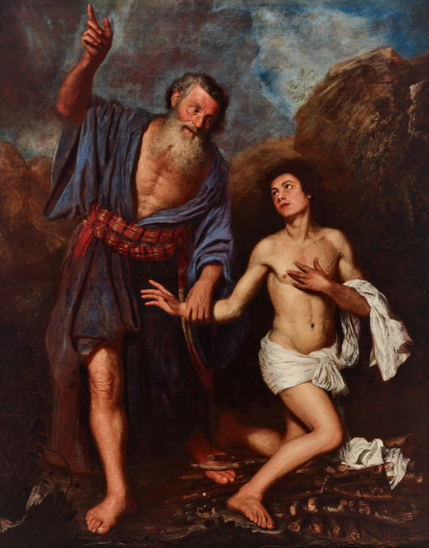 El sacrificio de Isaac (1659), atribuida a Antonio Pereda y Salgado.
