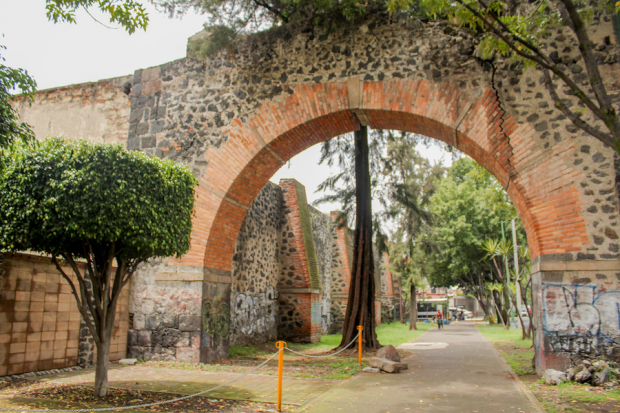 Una imagen de la Antigua Hacienda de Coapa, ayer.
