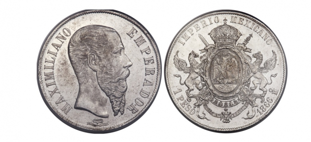 ;Moneda de Maximiliano