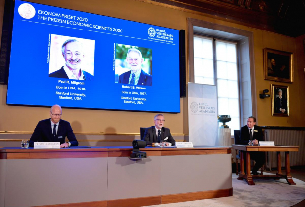 Paul R. Milgrom y Robert B. Wilson han sido galardonados con el Premio Nobel de Economía 2020.