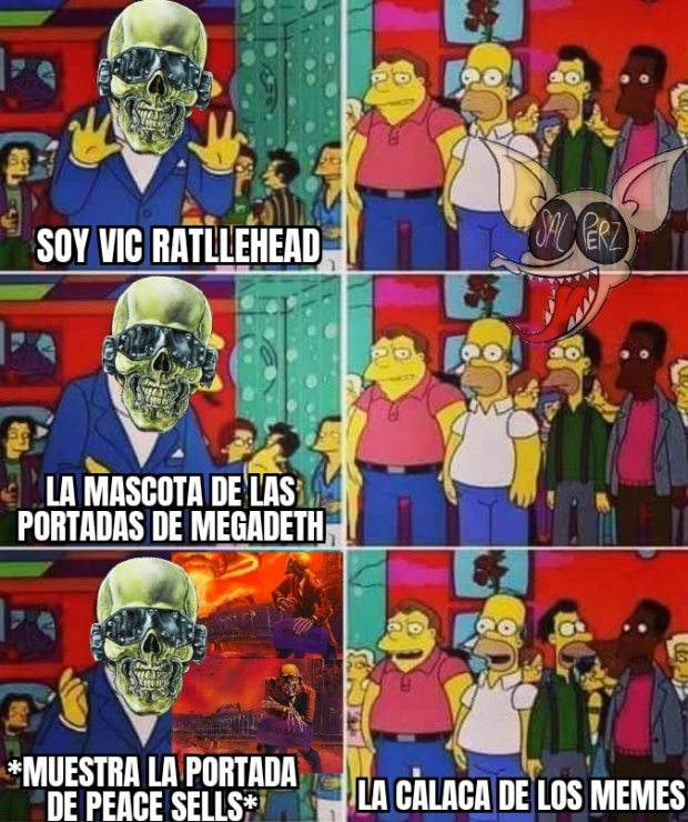 Memes de la calaca de Megadeth