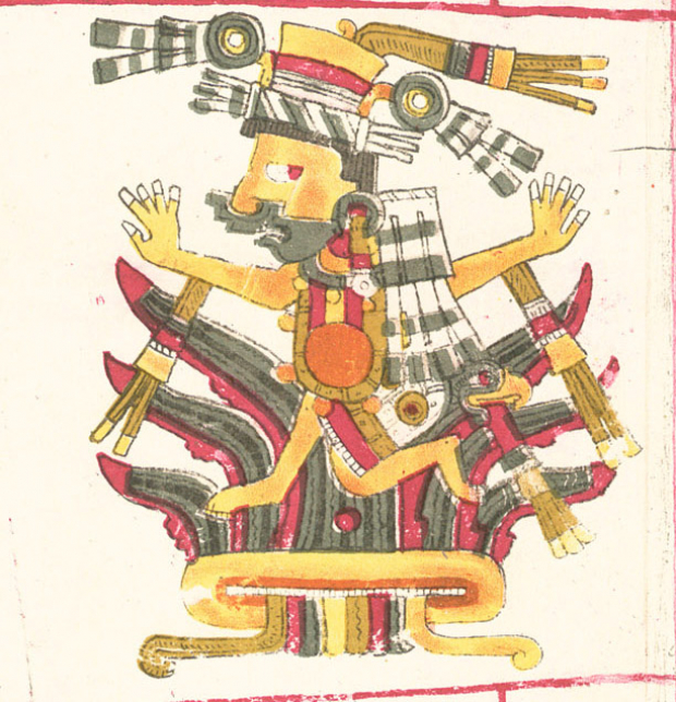 Mayahuel, como aparece en el Códice Borgia