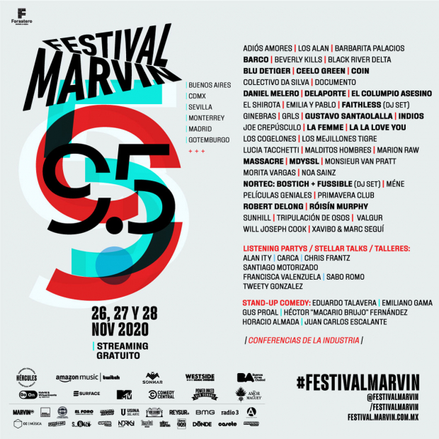 Cartel oficial del Festival Marvin, Edición 9.5