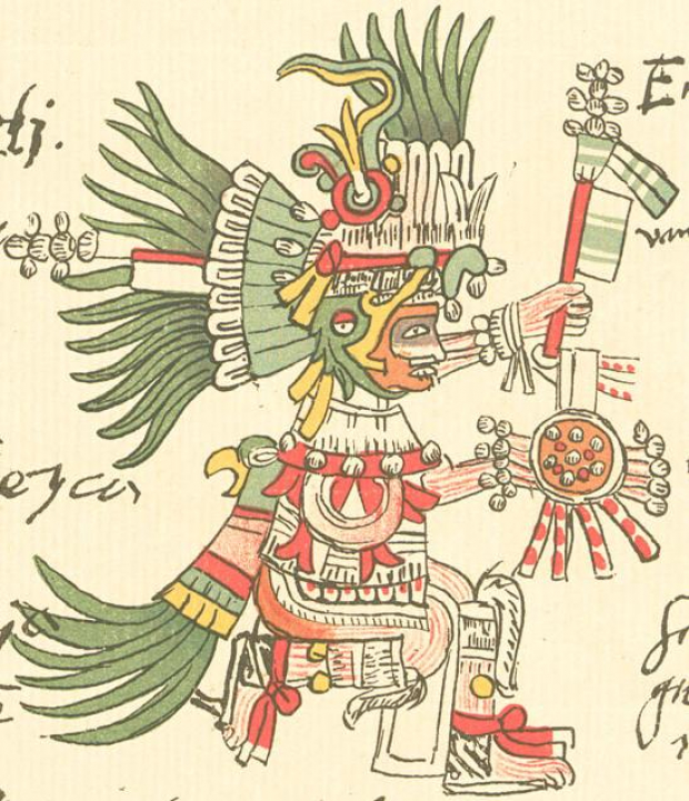 Huitzilopochtli, en el Códice Telleriano-Remensis