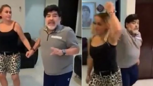 El baile de Maradona que se volvió viral