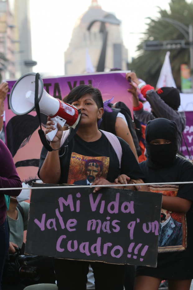 Familiares de víctimas de feminicidio reivindicaron su lucha ante las autoridades.