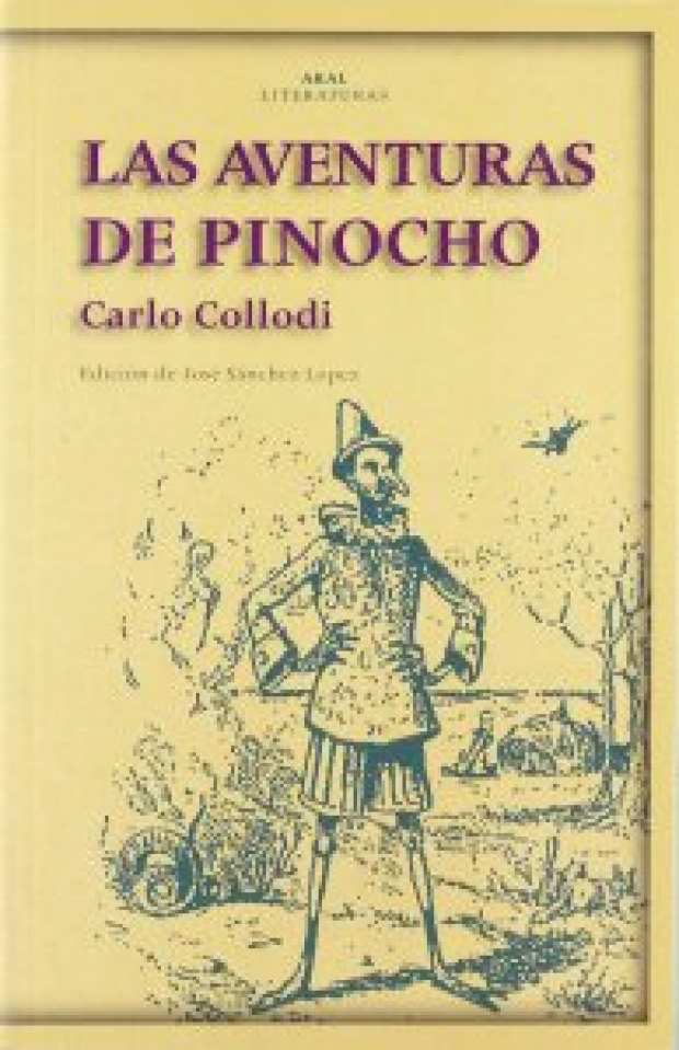 Portada de "Las aventuras de Pinocho".