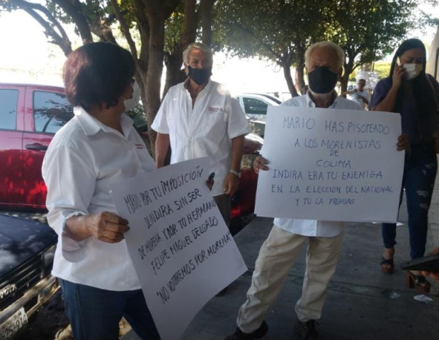 Protesta de Gisela Velasco por la "imposición" de Vizcaíno Silva.
