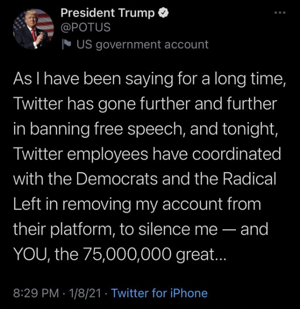 Trump Responde a Twitter.