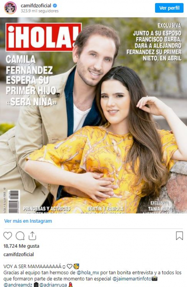 El post de Camila Fernández
