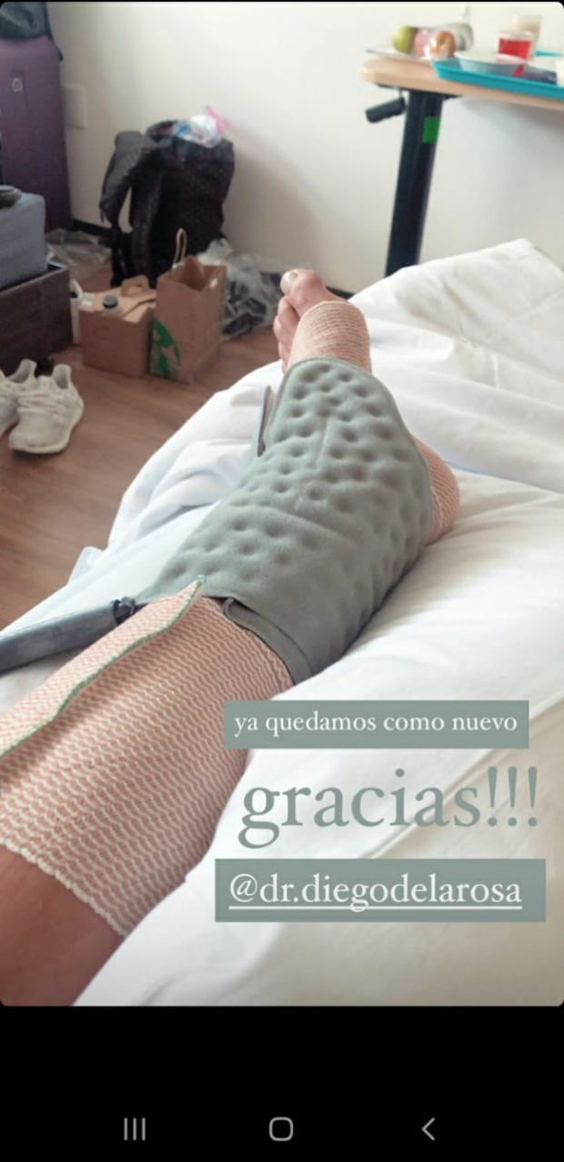 Keno Martell de Exatlón México muestra el pie tras cirugía