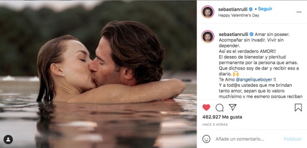 Angelique Boyer y Sebastián Rulli derrochan amor en Instagram.
