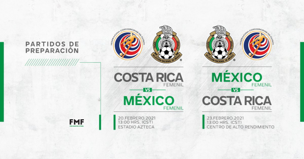 Selección Femenil de México encara dos duelos amistosos ante Costa Rica.