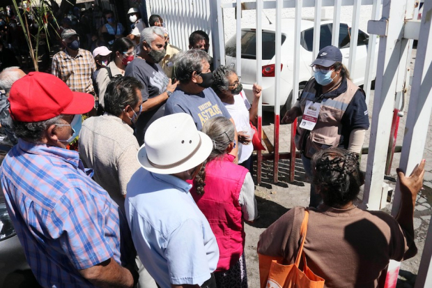 Aplicación de la vacuna contra COVID-19 en el estado de Morelos.
