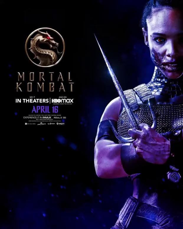 Mileena en uno de los pósters de "Mortal Kombat"