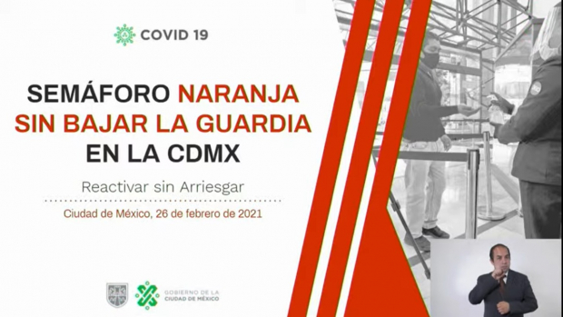 Documento sobre COVID-19 en CDMX este viernes 26 de febrero.