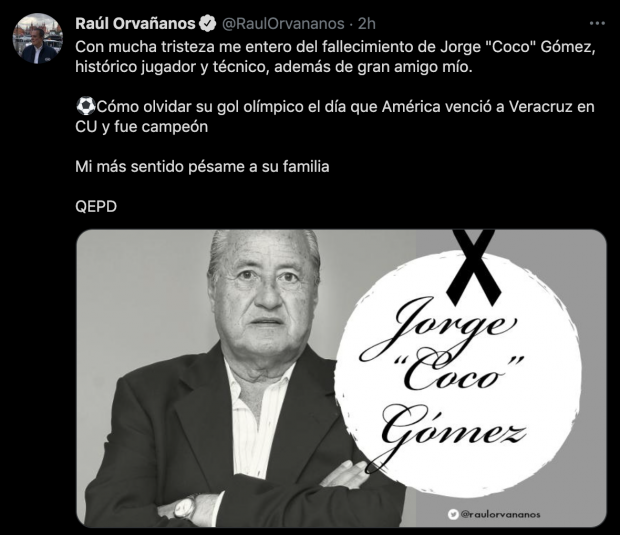 La publicación de Raúl Orvañanos