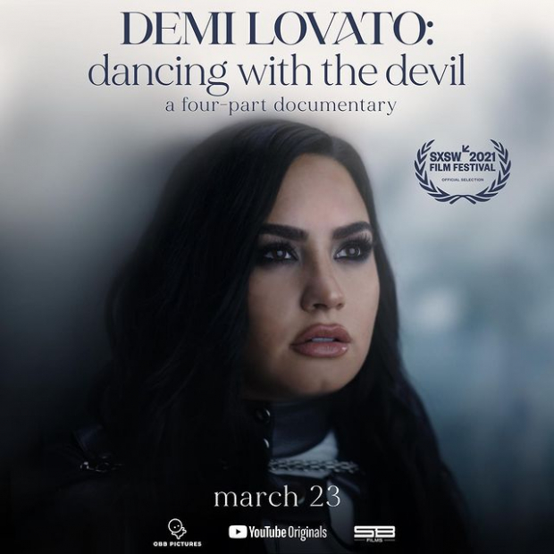 Póster de "Demi Lovato: Dancing With the Devil"