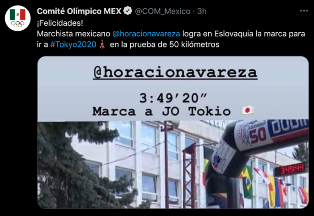 Publicación del Comité Olímpico Mexicano