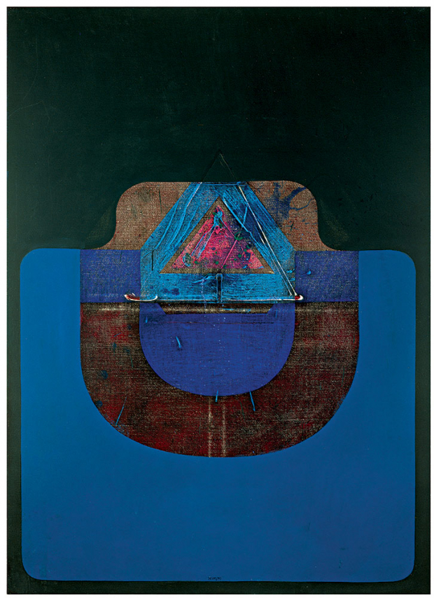 Señal barroca en homenaje a José Carlos Becerra, óleo sobre tela, 1970.