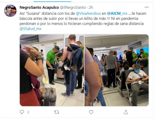 Por segundo día, el Aeropuerto Internacional de la Ciudad de México (AICM) lució abarrotado.