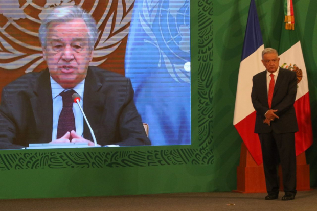 Antonio Guterres, secretario general de la Organización de las Naciones Unidas (ONU), ofreció un mensaje virtual con motivo de la inauguración del Foro Generación Igualdad.