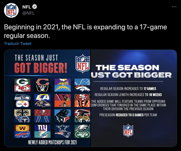 Publicación de la NFL