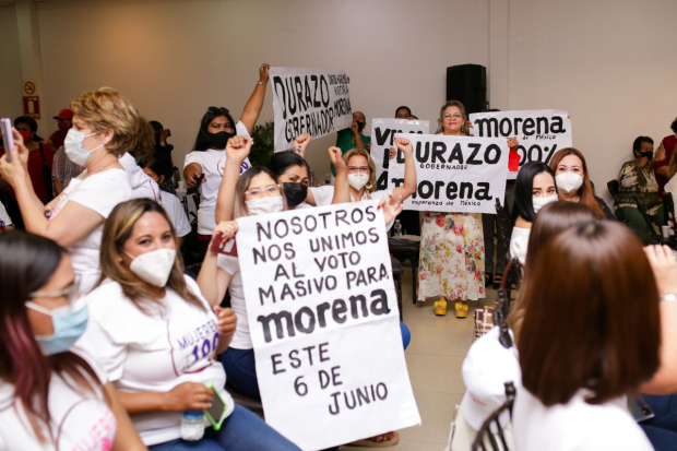 Mujeres del estado de Sonora manifestaron su apoyo a Alfonso Durazo.
