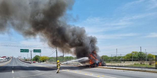 El accidente ocurrió en el kilómetro 19 de la carretera a Laredo.