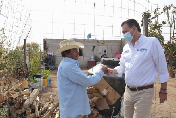 El candidato se comprometió a combatir la pobreza extrema en Querétaro por medio de mejor infraestructura social