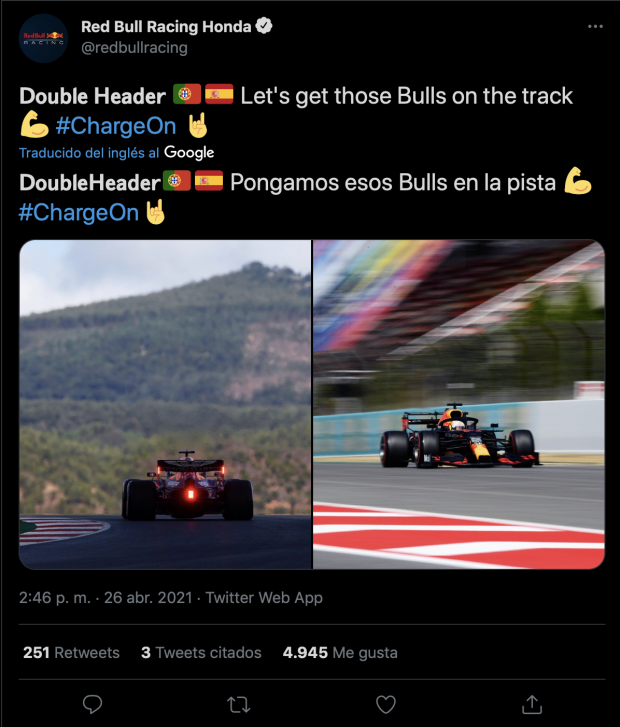 Red Bull espera seguir sumando puntos en F1.