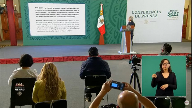 El Presidente de México leyó la nota diplomática enviada a EU.