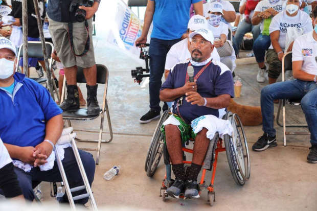 Francisco Pelayo dijo que apoyará a los deportistas con discapacidad.
