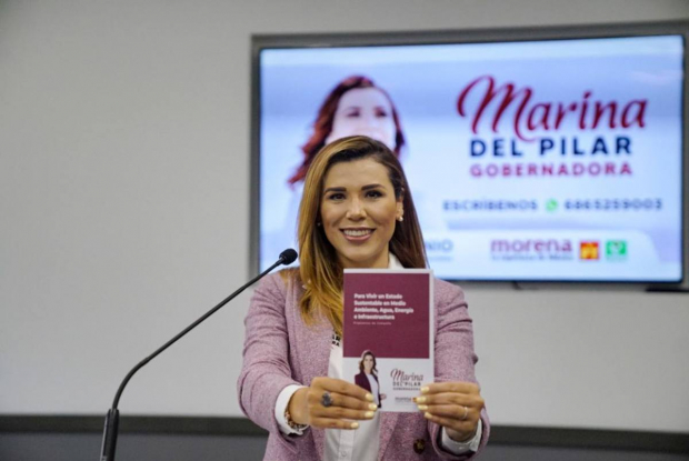 Marina del Pilar, candidata a la gubernatura de Baja California.