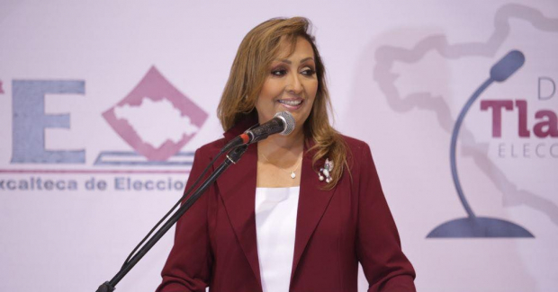 Lorena Cuellar Cisneros, candidata a la gubernatura de Tlaxcala por "Juntos haremos Historia"