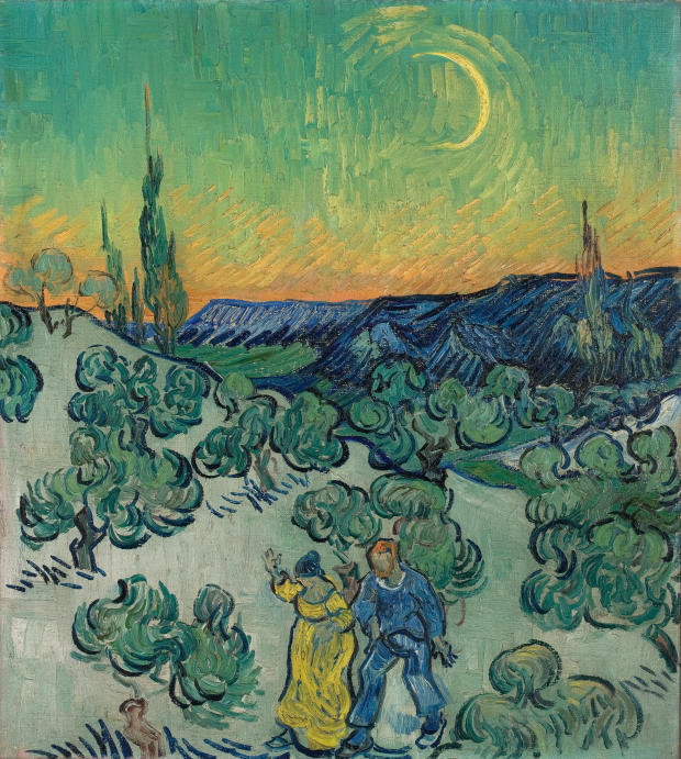 "A Walk at Twilight", obra de Van Gogh que se exhibirá en el Museo de Arte de Dallas