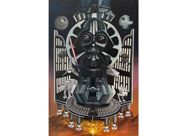 Darth Vader forma parte de la exposición que rinde tributo a Star Wars.