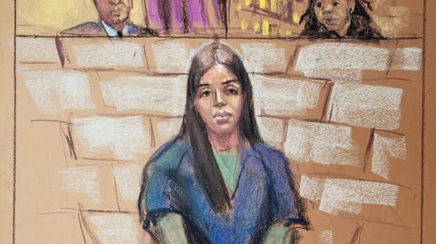 La exreina de belleza, al participar en una audiencia de su juicio en Washington,
tras su detención, el 22 de febrero pasado, en el aeropuerto de Dulles, en Virginia.