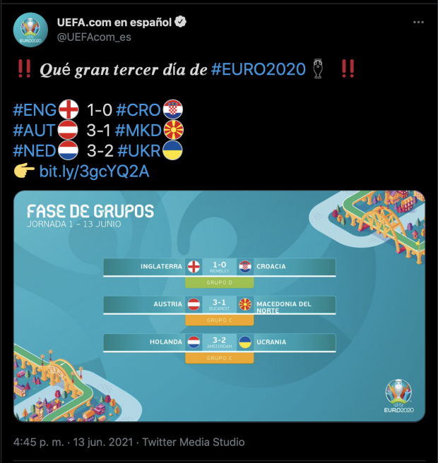 La Eurocopa 2021 sigue us curso después de algunos contratiempos.