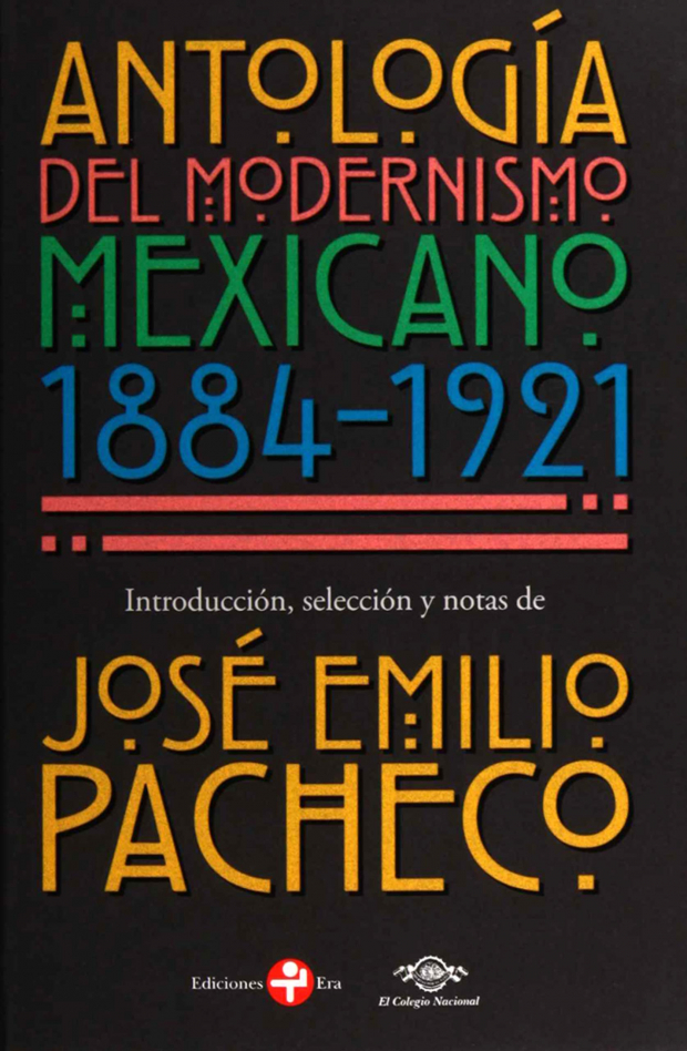 Portada de "Antología del Modernismo Mexicano. 1884–1921".